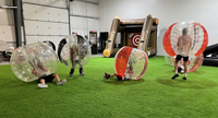 2024 campers playing knockerball
